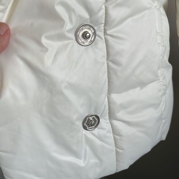 EUC! Gap Side Snap Off White Thick Puffer Jacket - XS - Picture 7 of 10